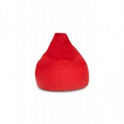 Puff Bean Bag Damla Rojo Practica Hogar