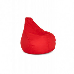 Puff Bean Bag Damla Rojo Practica Hogar