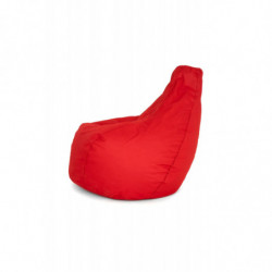 Puff Bean Bag Damla Rojo Practica Hogar