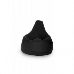 Puff Bean Bag Damla Negro Practica Hogar