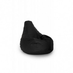 Puff Bean Bag Damla Negro Practica Hogar