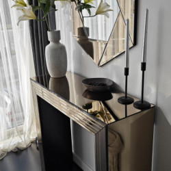 Tocador Dresser 1B Bronce Practica Hogar