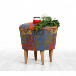 Puff Rug v3 Multicolor Practica Hogar