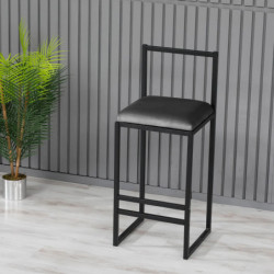 Taburete de bar Nordic Humo Practica Hogar