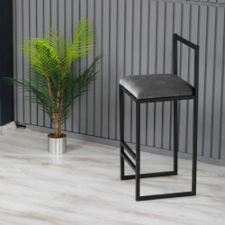 Taburete de bar Nordic Humo Practica Hogar