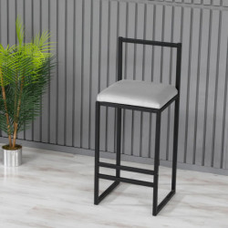 Taburete de bar Nordic Crema Practica Hogar