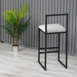 Taburete de bar Nordic Crema Practica Hogar