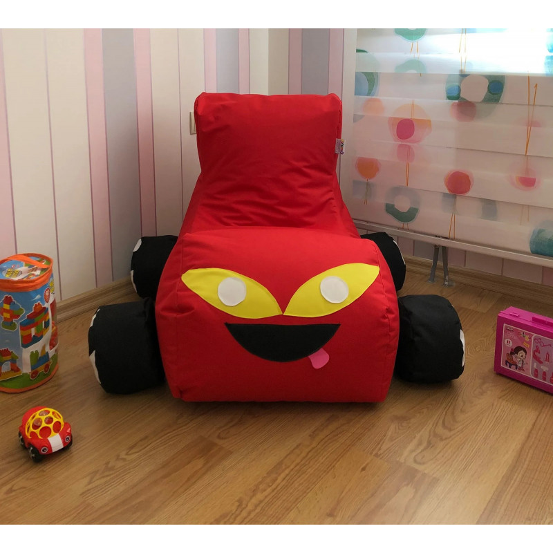 Puff Bean Bag Blc Araba Rojo Practica Hogar Puff Bean Bag Blc Araba Rojo Practica Hogar