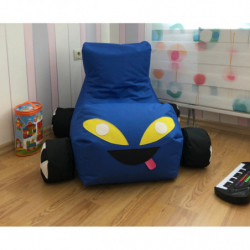 Puff Bean Bag Blc Araba Azul Practica Hogar