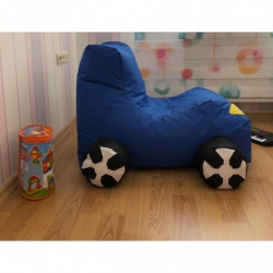Puff Bean Bag Blc Araba Azul Practica Hogar