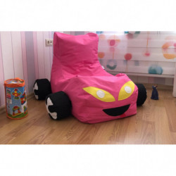 Puff Bean Bag Blc Araba Rosa Practica Hogar