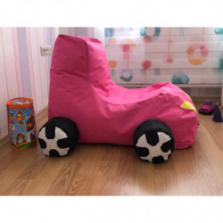 Puff Bean Bag Blc Araba Rosa Practica Hogar