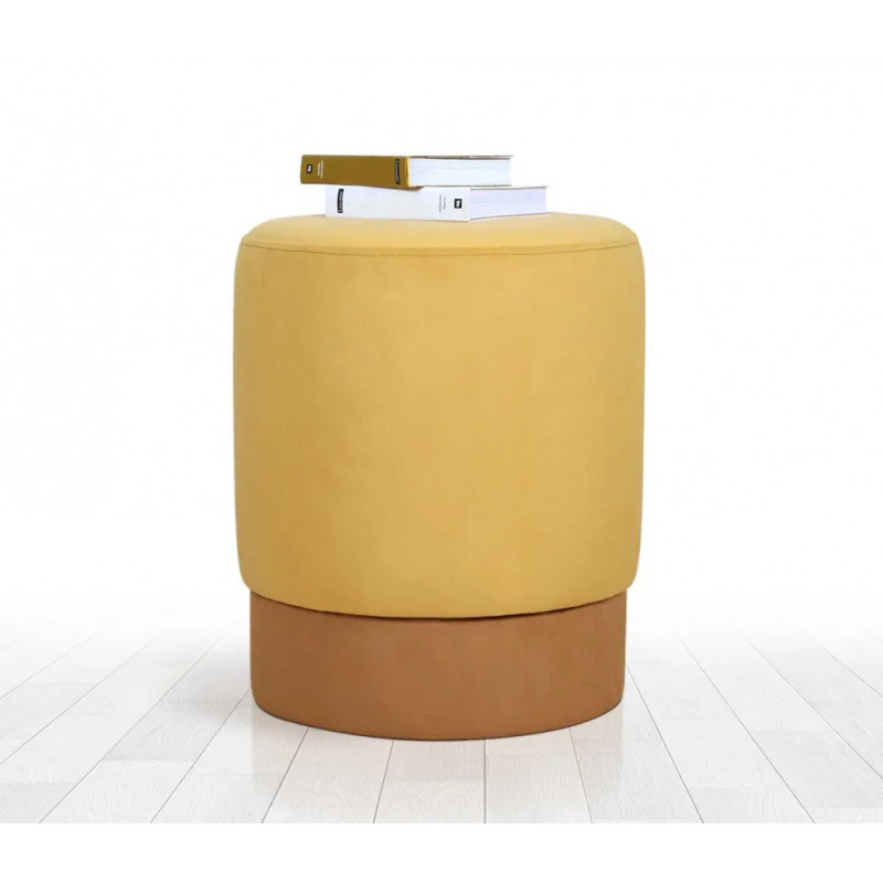 Puff Ropp Amarillo Practica Hogar Puff Ropp Amarillo Practica Hogar
