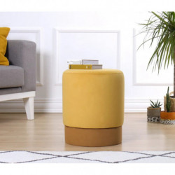 Puff Ropp Amarillo Practica Hogar