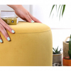 Puff Ropp Amarillo Practica Hogar