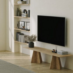 Mueble TV Mushroom Roble Zafiro Practica Hogar