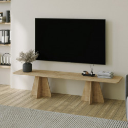 Mueble TV Mushroom Roble Zafiro Practica Hogar