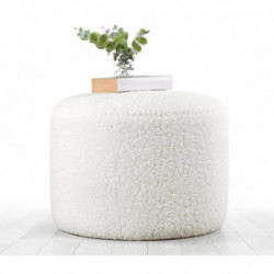 Puff Skylee Blanco Practica Hogar