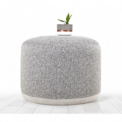 Puff Cedre Gris Practica Hogar