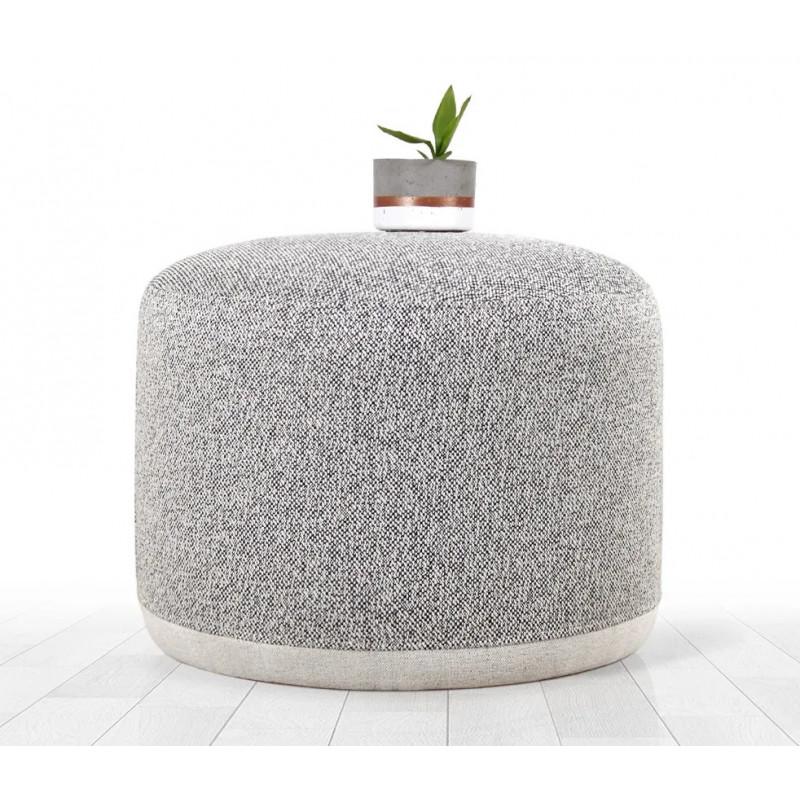Puff Cedre Gris Practica Hogar Puff Cedre Gris Practica Hogar