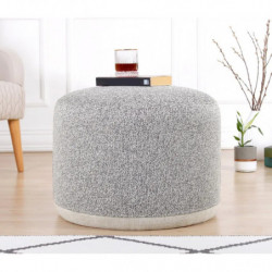 Puff Cedre Gris Practica Hogar