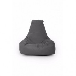 Puff Bean Bag Large Gris Practica Hogar