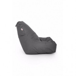 Puff Bean Bag Large Gris Practica Hogar