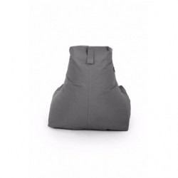 Puff Bean Bag Large Gris Practica Hogar
