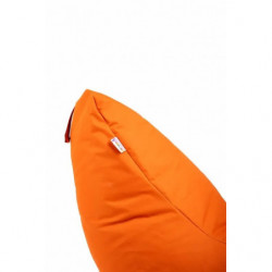 Puff Bean Bag Large Naranja Practica Hogar