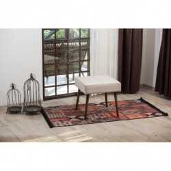 Puff Adal Beige Practica Hogar