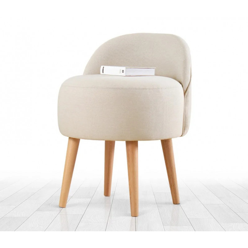 Puff Corvile Crema Practica Hogar Puff Corvile Crema Practica Hogar
