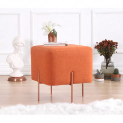 Puff Copper 53 Naranja Practica Hogar