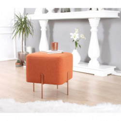 Puff Copper 53 Naranja Practica Hogar