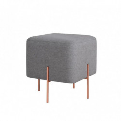 Puff Copper 63 Gris Practica Hogar