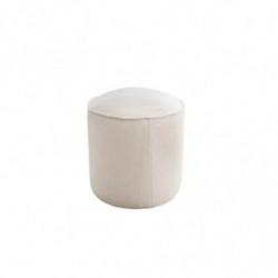 Puff Teddy Crema Practica Hogar