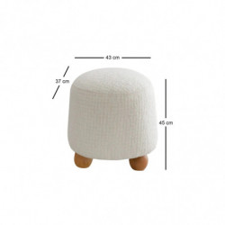 Puff Fumi Blanco Practica Hogar