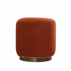 Puff Zeone Rojo Azulejo Practica Hogar