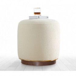 Puff Zeone Crema Practica Hogar