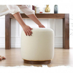 Puff Zeone Crema Practica Hogar