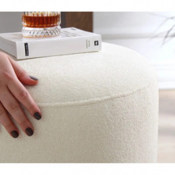 Puff Zeone Crema Practica Hogar