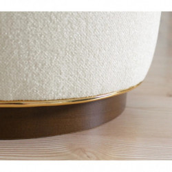 Puff Zeone Crema Practica Hogar