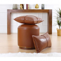 Puff Milotte Camel Practica Hogar