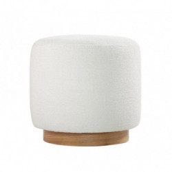 Puff Cheriton Crema Practica Hogar