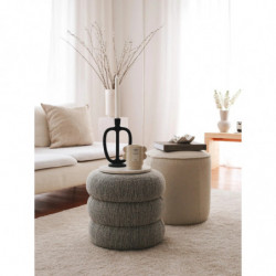 Puff Boum Gris Practica Hogar