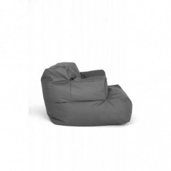 Puff Bean Bag Relax Gris Practica Hogar