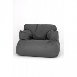 Puff Bean Bag Relax Gris Practica Hogar