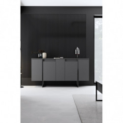 Aparador Luxe Antracita Negro Practica Hogar