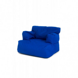 Puff Bean Bag Relax Azul Practica Hogar
