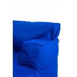 Puff Bean Bag Relax Azul Practica Hogar