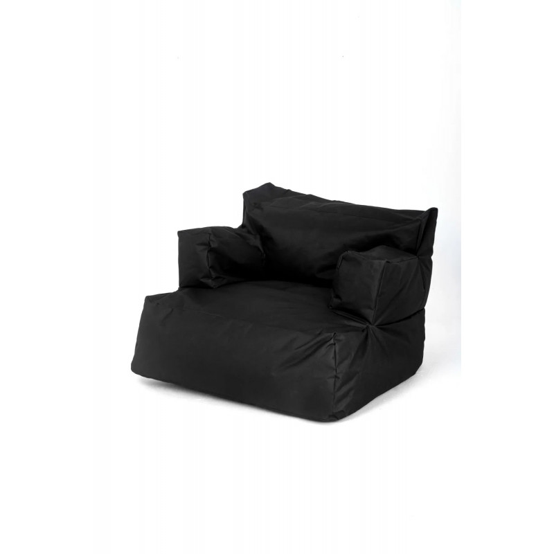 Puff Bean Bag Relax Negro Practica Hogar Puff Bean Bag Relax Negro Practica Hogar